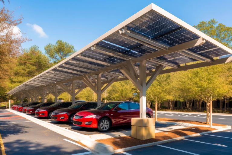 Ombrière-photovoltaïque-parking-énergie-solaire-ihe-energie